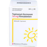 Topiramat-Hormosan 50mg Filmtabletten, 100 st, Hormosan Pharma GmbH
