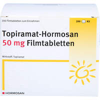 Topiramat-Hormosan 50mg Filmtabletten, 200 Stk., Hormosan Pharma GmbH