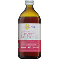 Cranberry 100% Direktsaft Bio, 500 ml, Aurica Naturheilm.U.Naturwaren GmbH