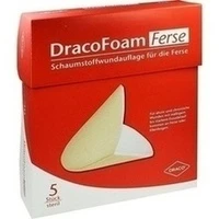DracoFoam Ferse Schaumstoff Wundauflage, 5 Stück, Dr. Ausbüttel & Co. GmbH