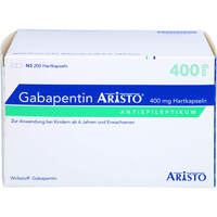 Gabapentin Aristo 400 mg Hartkapseln, 200 st, Aristo Pharma GmbH