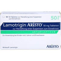 Lamotrigin Aristo 50 mg Tbl.z.Hers.e.Susp.z.Ein., 50 Stk., Aristo Pharma GmbH