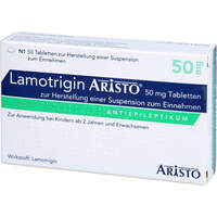 Lamotrigin Aristo 50 mg Tbl.z.Hers.e.Susp.z.Ein., 50 Stk., Aristo Pharma GmbH