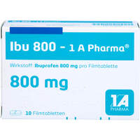 IBU 800 - 1 A Pharma, 10 Stk., 1 A Pharma GmbH
