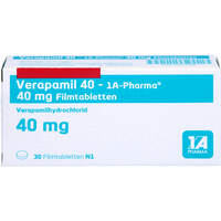 Verapamil 40 - 1A-Pharma, 30 st, 1 A Pharma GmbH