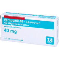 Verapamil 40 - 1A-Pharma, 30 st, 1 A Pharma GmbH