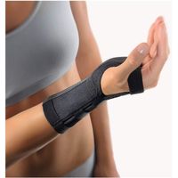 BORT Handgelenkst&uuml;tze Aluschiene li schwarz xl, 1 st, Bort GmbH