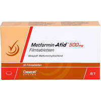 Metformin Atid 500mg, 30 Stk., Dexcel Pharma GmbH