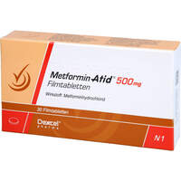 Metformin Atid 500mg, 30 Stk., Dexcel Pharma GmbH