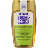 HOYER Fenchel + Thymian-Honigsirup, 250 g, HOYER GmbH