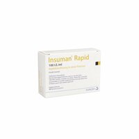 Insuman Rapid 100I.E./ml Patrone Zylinderamp., 10x3 ml, Orifarm GmbH