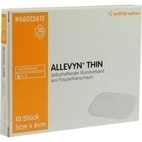 Allevyn Thin 5x6cm duenne Wundaufl., 10 Stück, Bios Medical Services GmbH