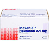 MOXONIDIN HEUMANN 0.4MG FILMTABLETTEN Heunet, 100 st, Heunet Pharma GmbH