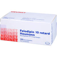 FELODIPIN 10 RETARD HEUMANN Heunet, 100 st, Heunet Pharma GmbH