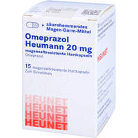 OMEPRAZOL HEUMANN 20MG MAGENSAFTRES. HARTK.Heunet, 15 st, Heunet Pharma GmbH