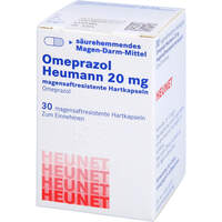 OMEPRAZOL HEUMANN 20MG MAGENSAFTRES. HARTK.Heunet, 30 st, Heunet Pharma GmbH
