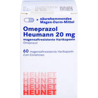 OMEPRAZOL HEUMANN 20MG MAGENSAFTRES. HARTK.Heunet, 60 st, Heunet Pharma GmbH
