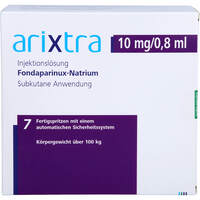 Arixtra 10 mg/0.8 ml Inj.-Lsg.i.e.Fertigspritze, 7x0.8 ml, Eurimpharm Arzneimittel GmbH