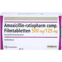 Amoxicillin-ratiopharm comp. 500/125mg, 15 st, Eurimpharm Arzneimittel GmbH