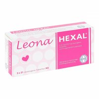 Leona-HEXAL 0.10mg/0.02mg &uuml;berz. Tabl., 3x21 Stk., HEXAL AG