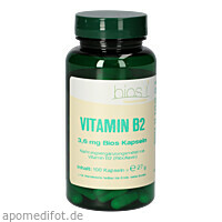 Vitamin B2 3.6mg Bios Kapseln, 100 st, Bios Medical Services