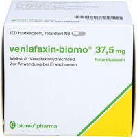 venlafaxin-biomo 37.5 mg Retardkapseln, 100 st, Biomo Pharma GmbH