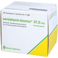 venlafaxin-biomo 37.5 mg Retardkapseln, 100 st, Biomo Pharma GmbH