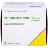 venlafaxin-biomo 150 mg Retardkapseln, 100 st, Biomo Pharma GmbH