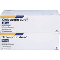 Ciclosporin dura 50mg Weichkapseln, 100 st, Viatris Healthcare GmbH