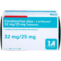 Candesartan plus - 1 A Pharma 32mg/25mg Tabletten, 98 st, 1 A Pharma GmbH