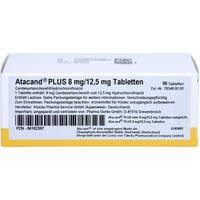 Atacand Plus 8/12.5mg, 98 st, Pharma Gerke Arzneimittelvertriebs GmbH