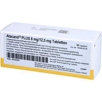 Atacand Plus 8/12.5mg, 98 st, Pharma Gerke Arzneimittelvertriebs GmbH
