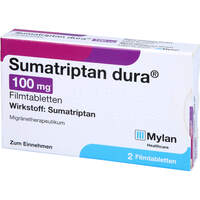 Sumatriptan dura 100mg Filmtabletten, 2 Stk., Viatris Healthcare GmbH