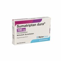 Sumatriptan dura 100mg Filmtabletten, 2 Stk., Viatris Healthcare GmbH
