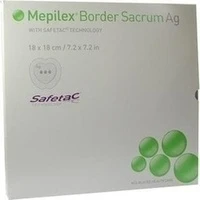 Mepilex Border Sacrum Ag 18x18 cm, 5 Stück, Mölnlycke Health Care GmbH
