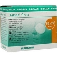 ASKINA Ocula Augenkompr.56x72 mm unsteril, 5 st, B. Braun Melsungen AG