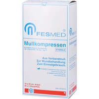 MULLKOMPRESSEN STERIL 10X20 ES 8F, 25x2 st, Fesmed Verbandmittel GmbH