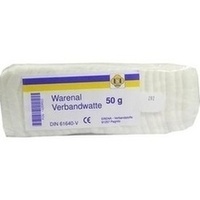 WARENAL VERBANDWATTE, 50 g, Erena Verbandstoffe GmbH & Co. KG