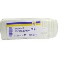 WARENAL VERBANDWATTE, 50 Gramm, Erena Verbandstoffe GmbH & Co. KG