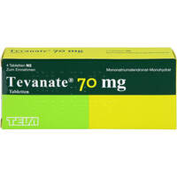 Tevanate 70mg Tabletten, 4 Stk., TEVA GmbH