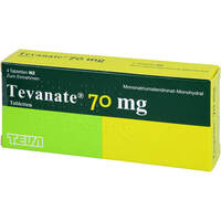 Tevanate 70mg Tabletten, 4 Stk., TEVA GmbH