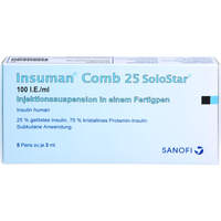 Insuman Comb 25 100 I.E./ml Solostar Fertigpen B, 5x3 ml, Docpharm GmbH