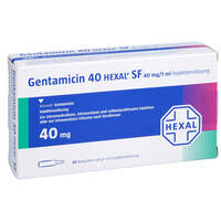 GENTAMICIN 40 HEXAL SF, 4x5 st, HEXAL AG