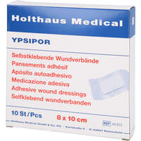 WUNDVERBAND Ypsipor steril 7,5x10 cm, 10 st, Holthaus Medical GmbH & Co. KG