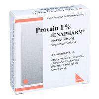 Procain 1% JENAPHARM, 5x2 ml, Mibe GmbH Arzneimittel