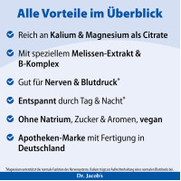 Dr. Jacob's Melissen-Basentabletten B-Vitamine Mineralstoffe, 250 st, Dr. Jacob's Medical GmbH