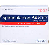 Spironolacton Aristo 100mg Tabletten, 50 Stk., Aristo Pharma GmbH
