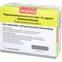 Ropivacainhydrochlorid Kabi 10mg/ml, 5x10 ml, Fresenius Kabi Deutschland GmbH
