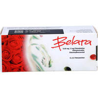 Belara Filmtabletten, 6x21 st, Emra-Med Arzneimittel GmbH