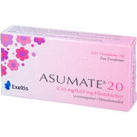Asumate 20 0.10mg/0.02mg Filmtabletten, 3x21 Stk., Exeltis Germany GmbH